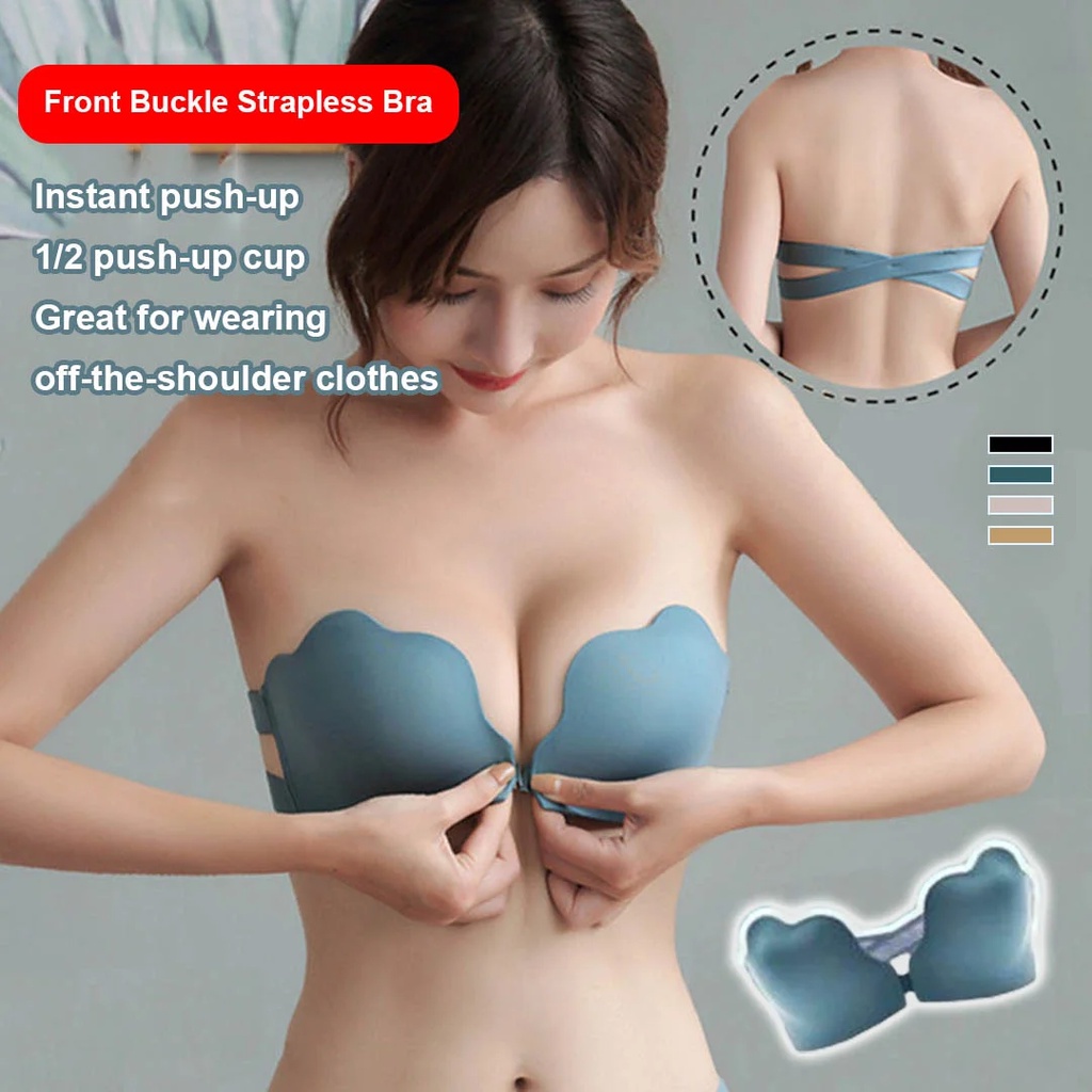 Buy Strapless Front Buckle Lift Bra online