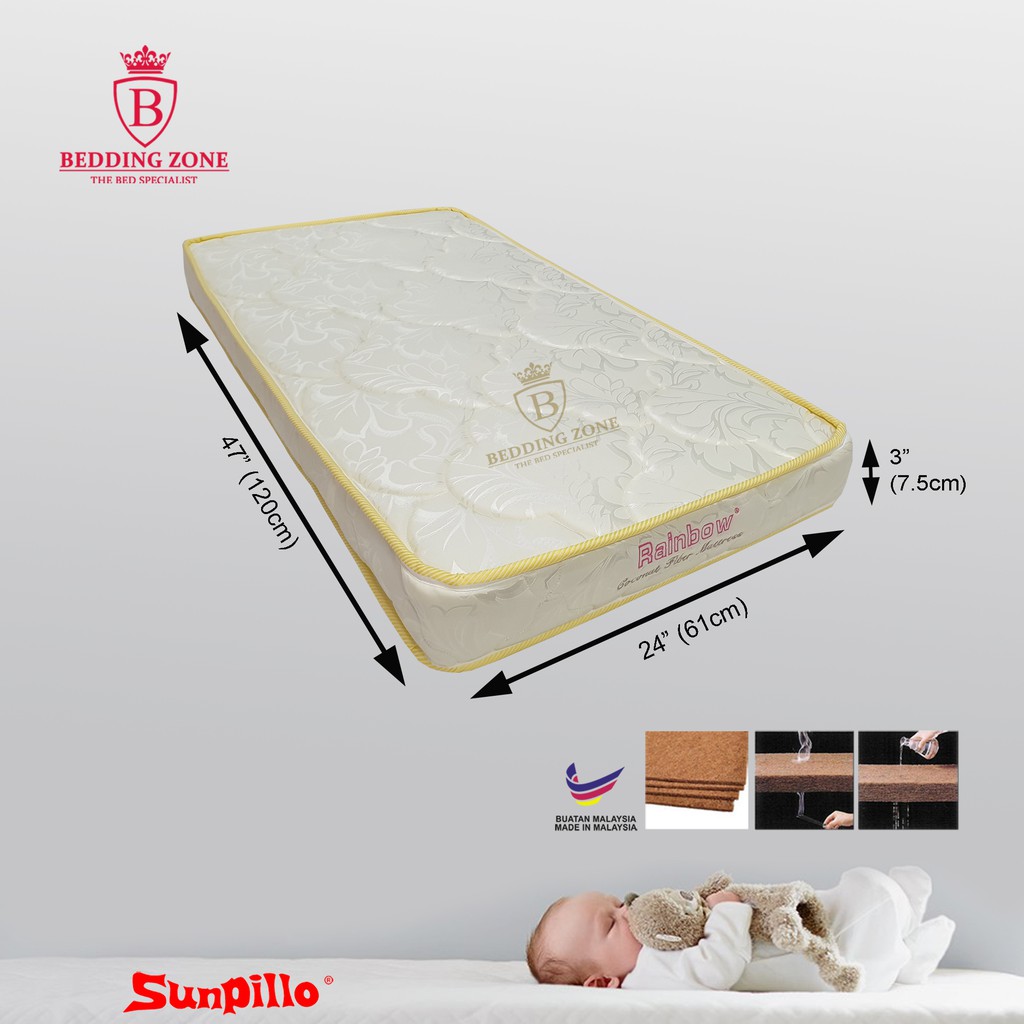 Rainbow group 2024 cot mattress