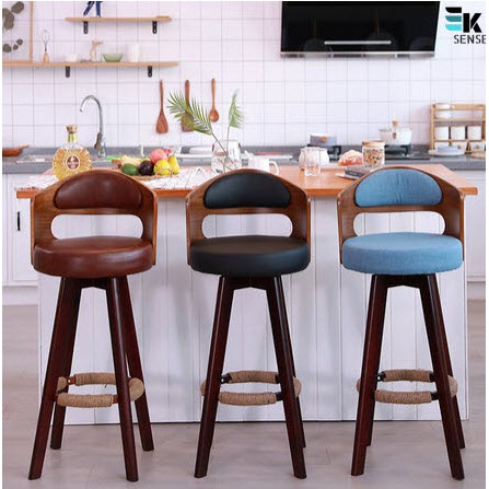 Rotating on sale bar chair