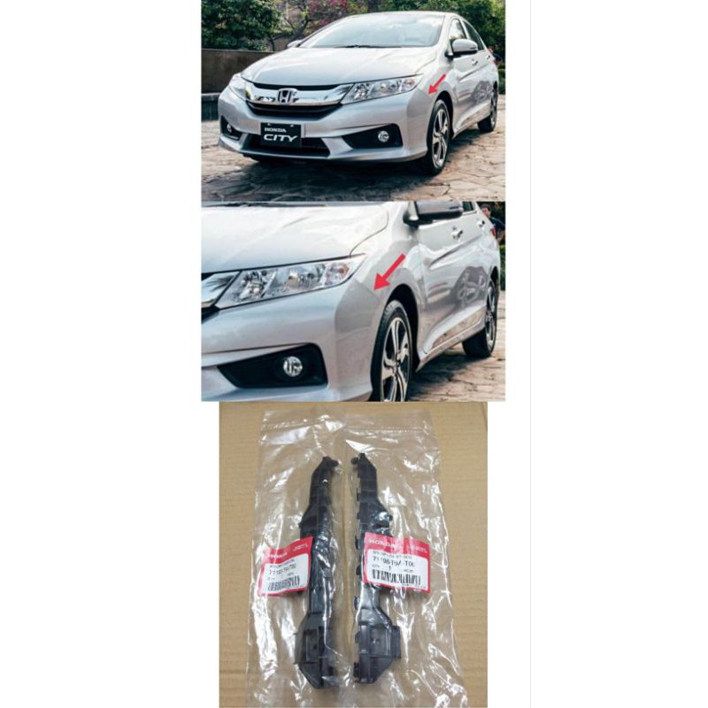 Honda city store front bumper clip