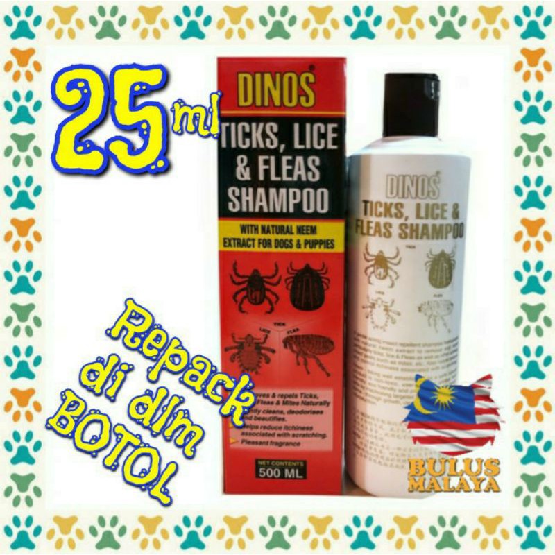 Dinos ticks lice & best sale fleas shampoo