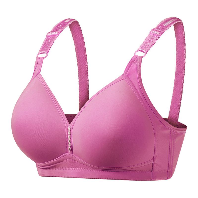 40B 42B 44B 46B Cup Plus Size Non-wired Bra Thin Padded 大码薄款无钢圈内衣