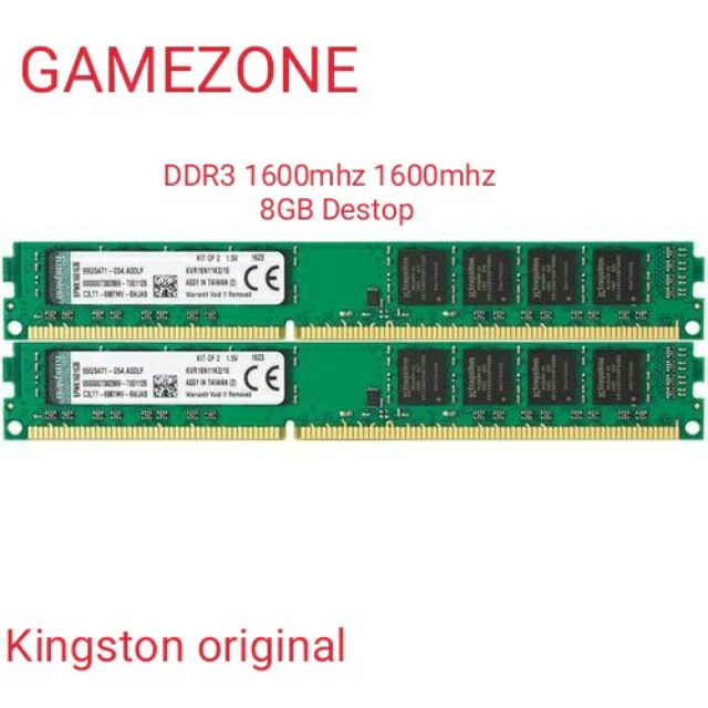 8gb ram hot sale ddr3 1600mhz