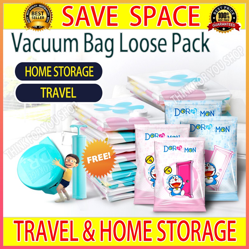 Dropship 2pcs Vacuum Storage Bag Vacuum Compression Bag Storage