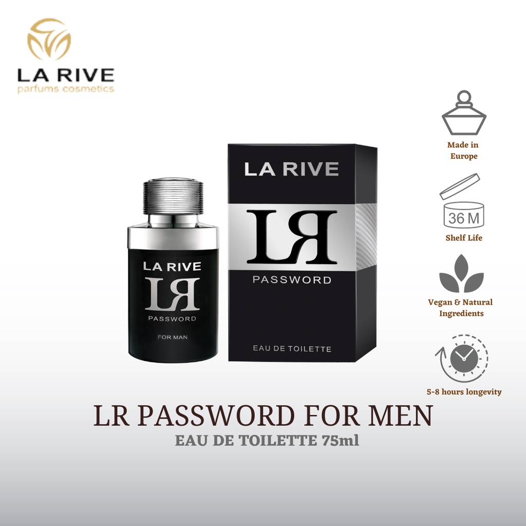 La Rive Password edt 75ml Shopee Malaysia