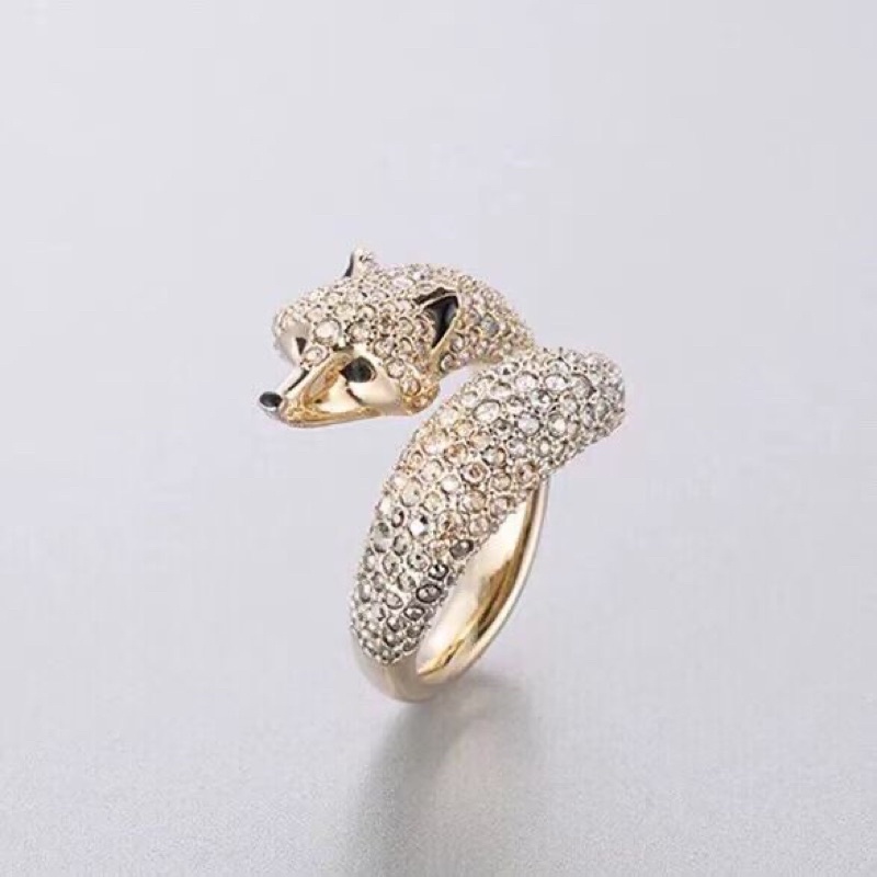 Fox ring deals swarovski