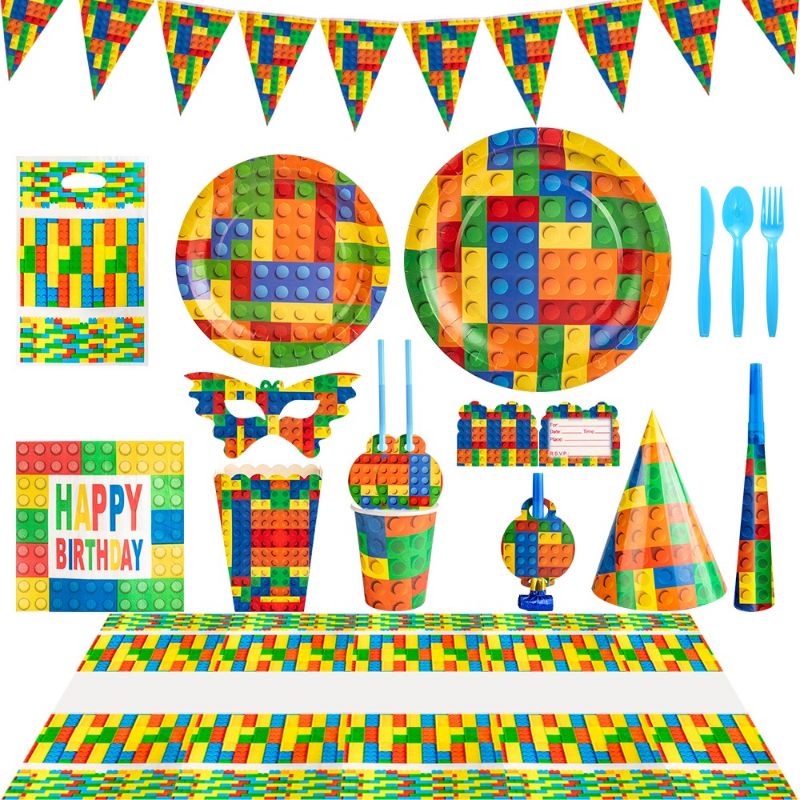 Building blocks best sale party supplies