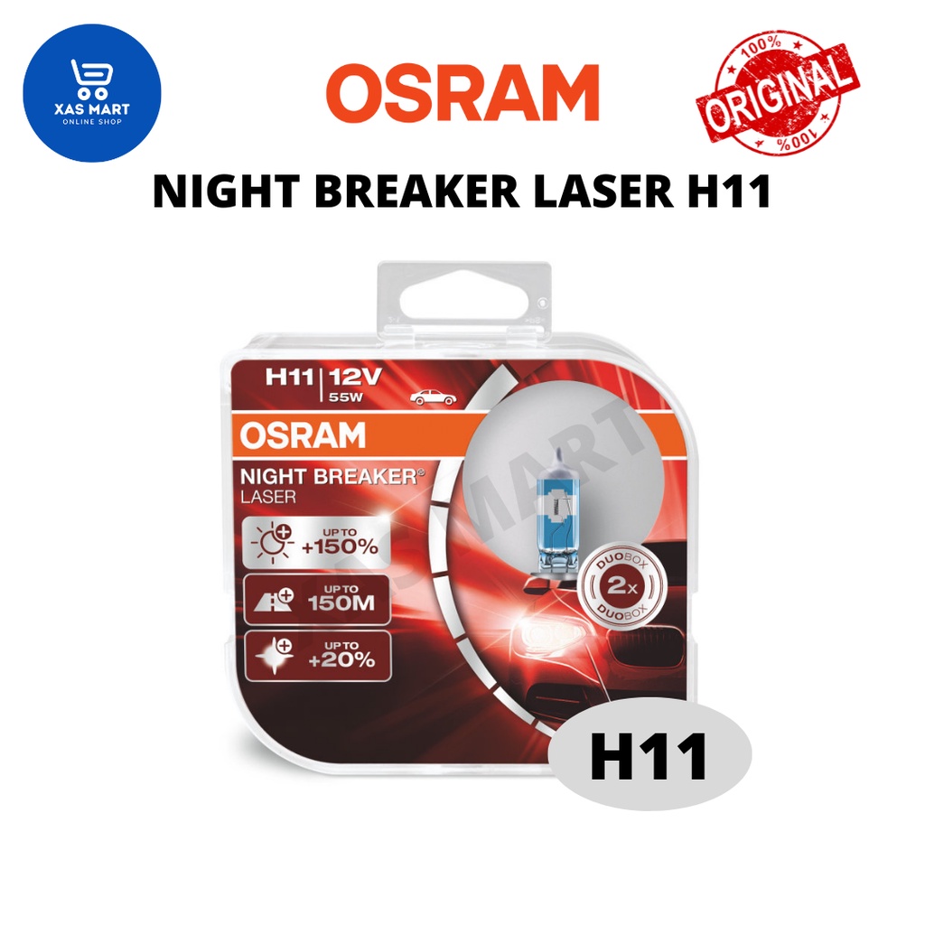 H11 711 150% Headlight OSRAM Night Breaker LASER NEXT GENERATION