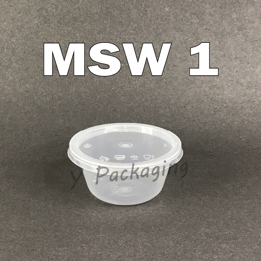 10/20/30Pcs 25ml Small Plastic Round Cups Takeaway Sauce Cup Food