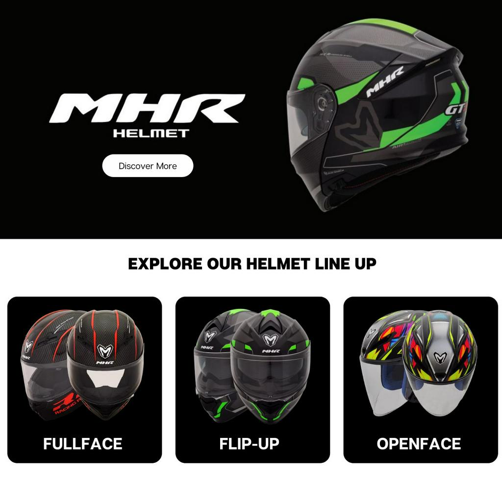 MHR HELMET OFFICIAL Online, February 2023 | Shopee Malaysia