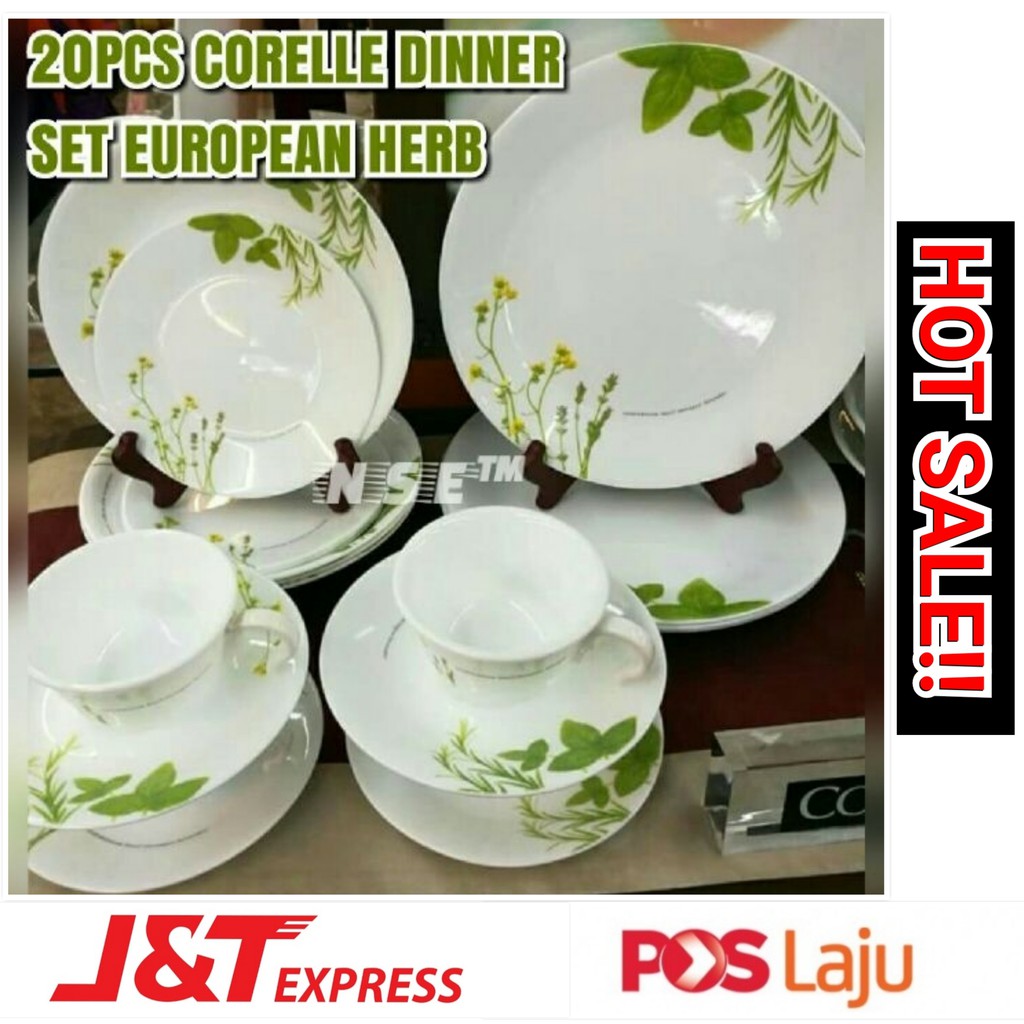 Corelle european herbs outlet set