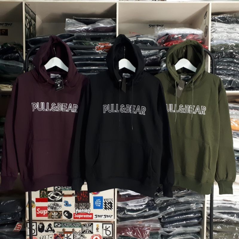 Hoodie pull best sale and bear shopee