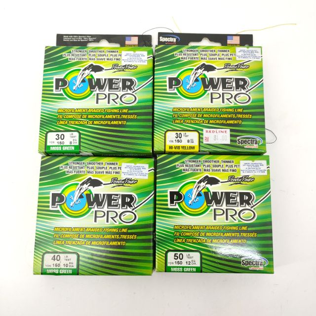 PowerPro braid 30lb (150yds) - Hi-Vis Yellow