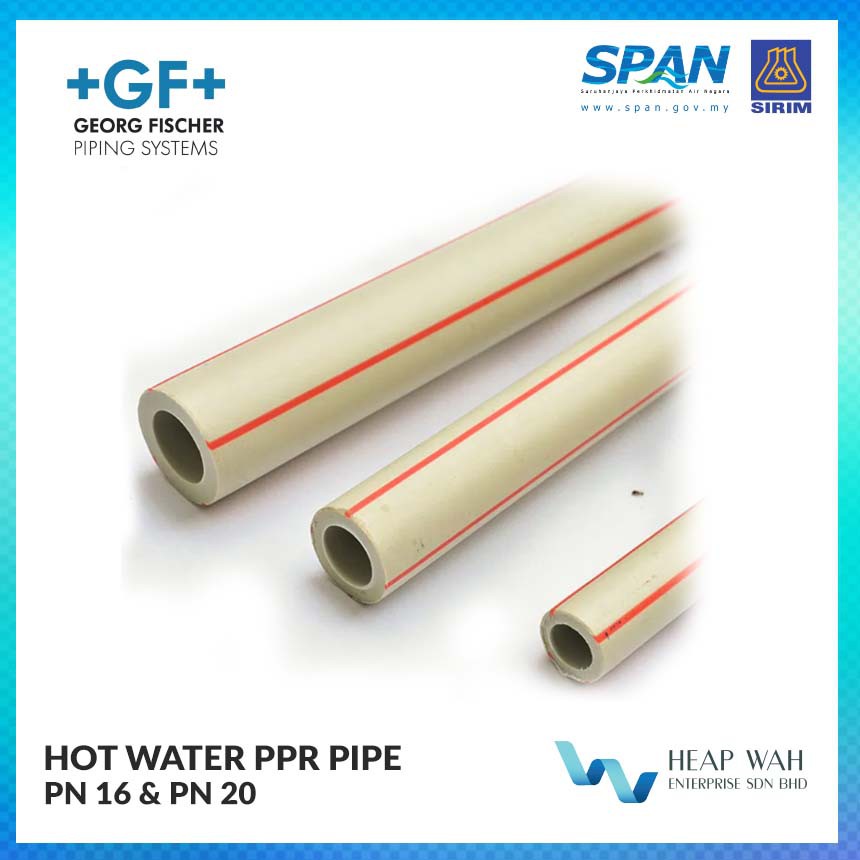 PPR Pipe GF 20MM / 25MM / 32MM / 40MM / 50MM George Fischer Brand Hot Water  (SIRIM CERTIFIED) | Shopee Malaysia