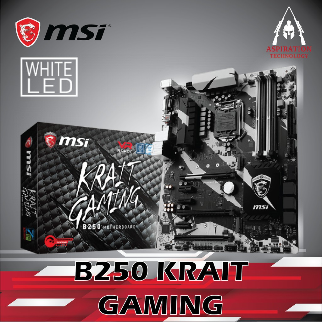 MSI B250 KRAIT GAMING MAINBOARD | Shopee Malaysia