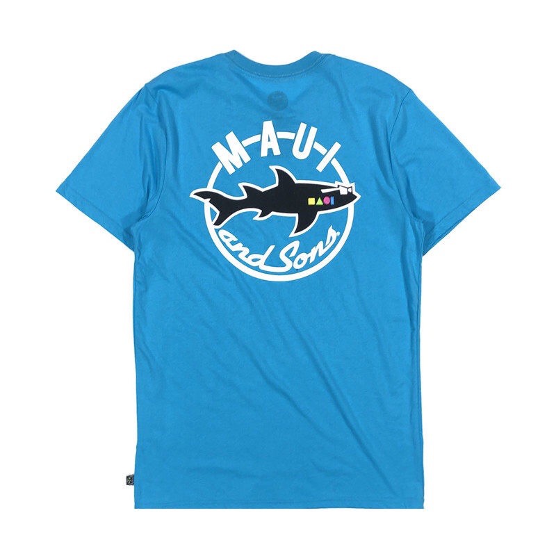 Maui and sons shark sales logo