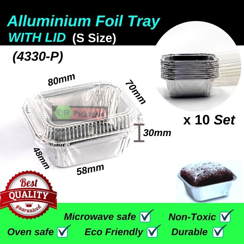 10Pcs Reliable High Temperature Resistance Aluminum Foil Tin