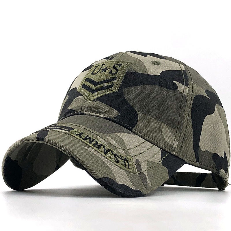 Snow Camouflage Baseball Cap Men Tactical Camo Hat ADJUSTABLE For Men Women