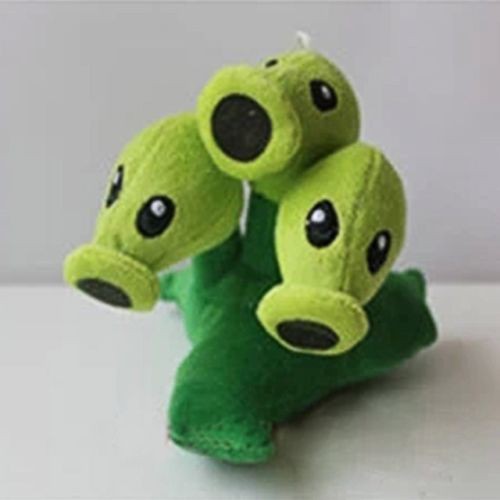 PLANTS vs. ZOMBIES Game Soft Plush Doll Toys Threepeater Shopee