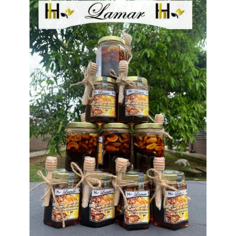 Halal (حلال) HIGH QUALITY YEMENI HONEY WITH MIX NUTS