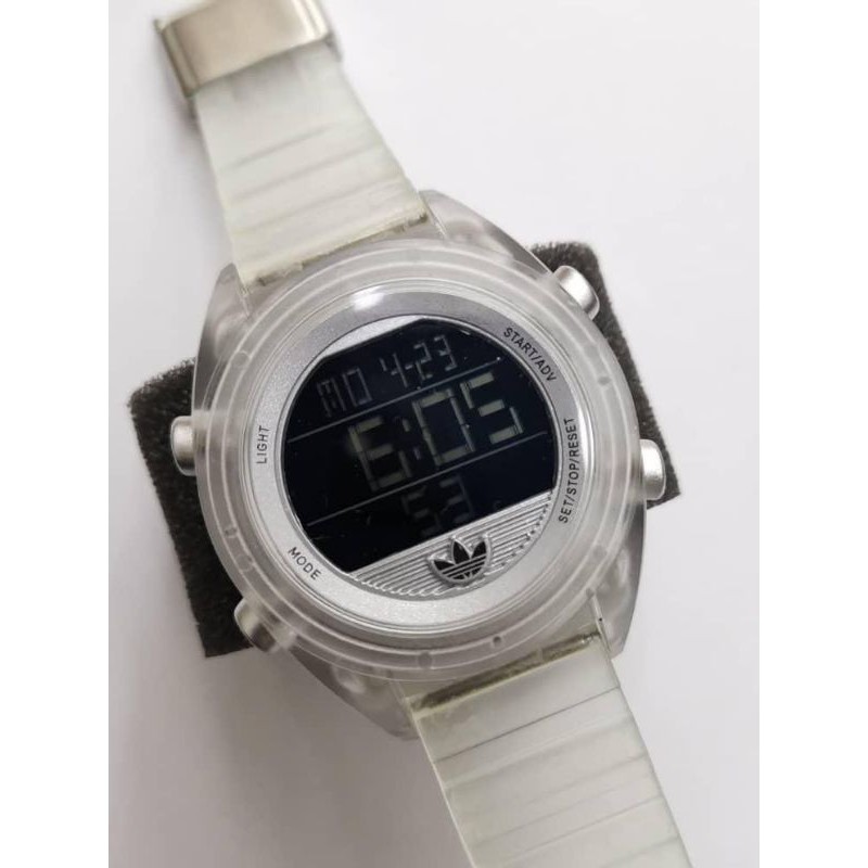 Adidas transparent hot sale watch