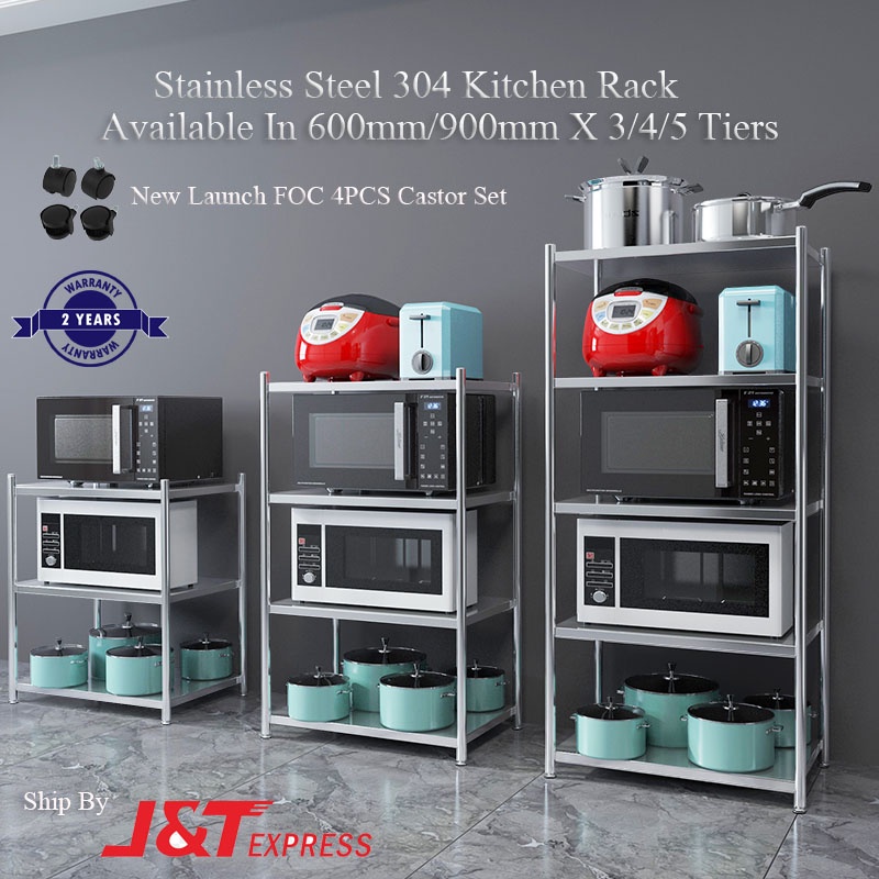 304 Stainless Steel Cup Holder Kitchen Organizer Mug Storage Shelf