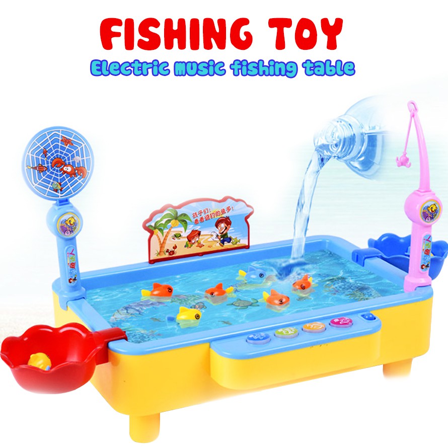 Baby Educational Toys Fishing Game Electronic Fishing Toy with