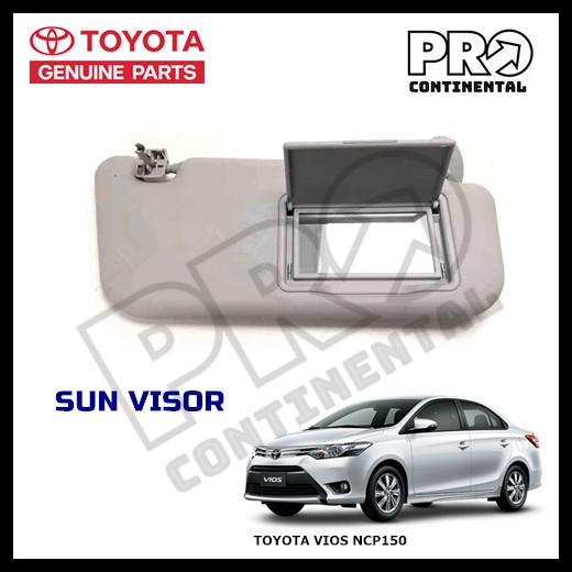 100 ORIGINAL GENUINE TOYOTA VIOS NCP150 2013 2019 ROOF SUN VISOR