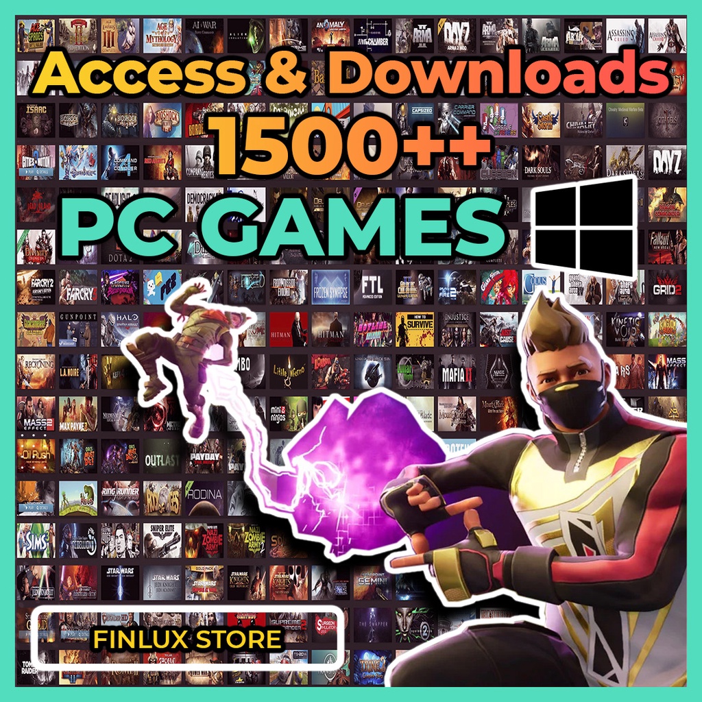 PC GAMES] Access & Downloads 1500++ PC Games Anytime Anywhere For windows |  PC GAMES | Gaming | Game | Simulator | Shopee Malaysia