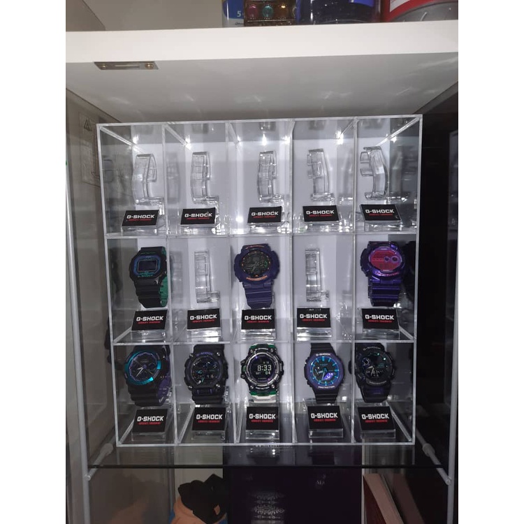 G shock discount watch display case