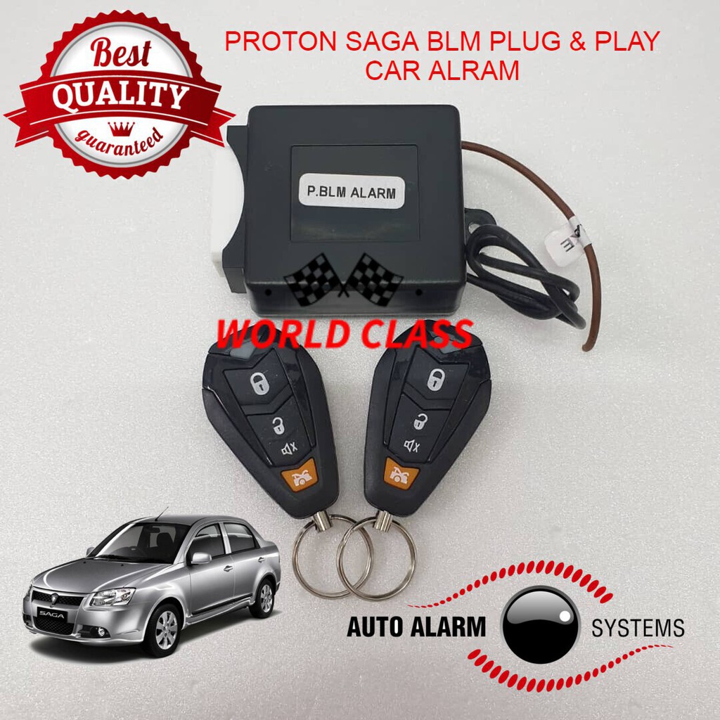PROTON SAGA BLM FLX PLUG AND PLAY CAR ALARM. Shopee Malaysia