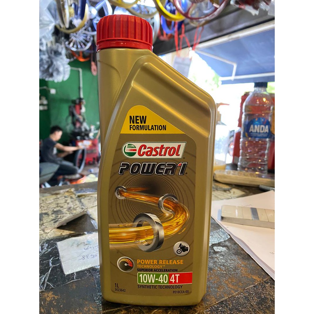 4 LT CASTROL POWER 1 RACING 4T 10W40 100% SYNTHETIC ENGINE OIL