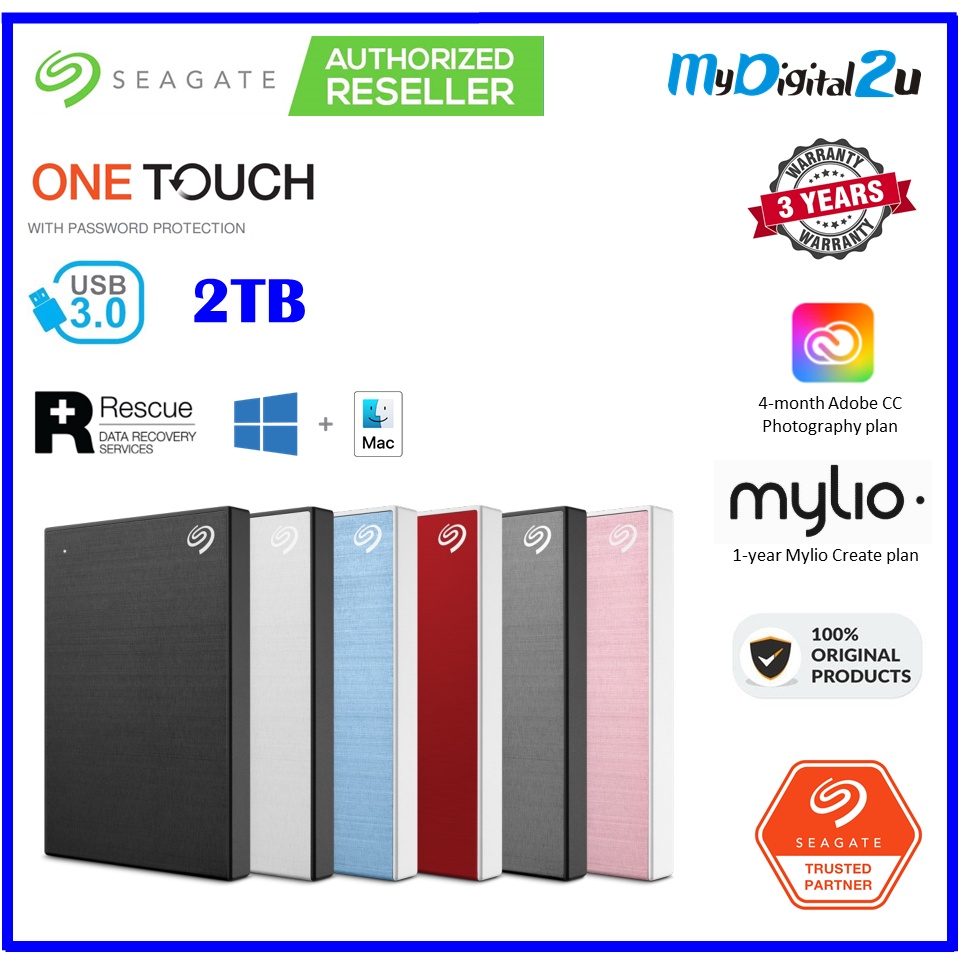 seagate 2tb external hard disk one touch