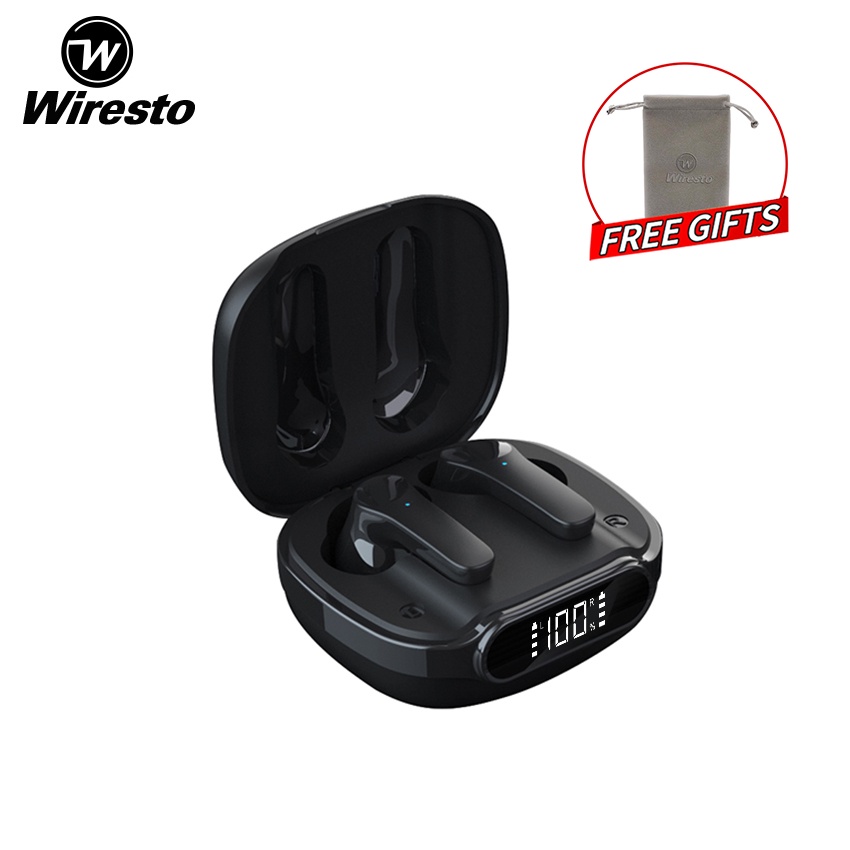 Wiresto true discount wireless earbuds price