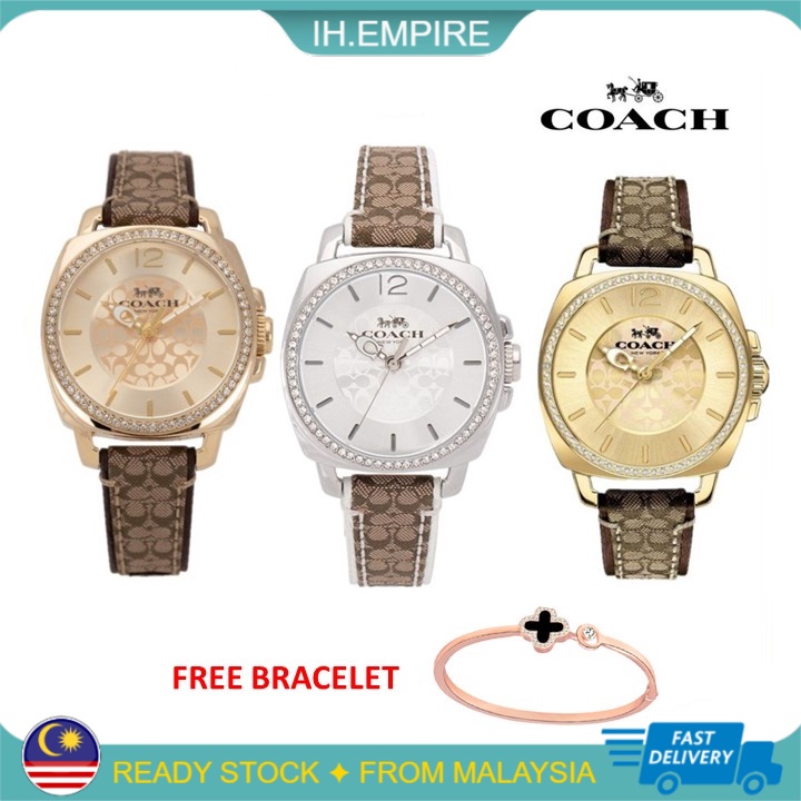 Coach watch outlet signature