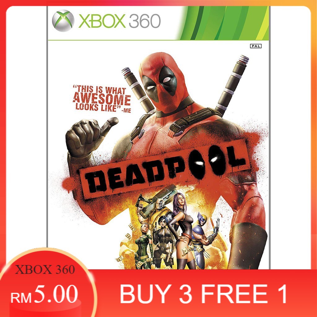 XBOX 360 Deadpool The Game Shopee Malaysia