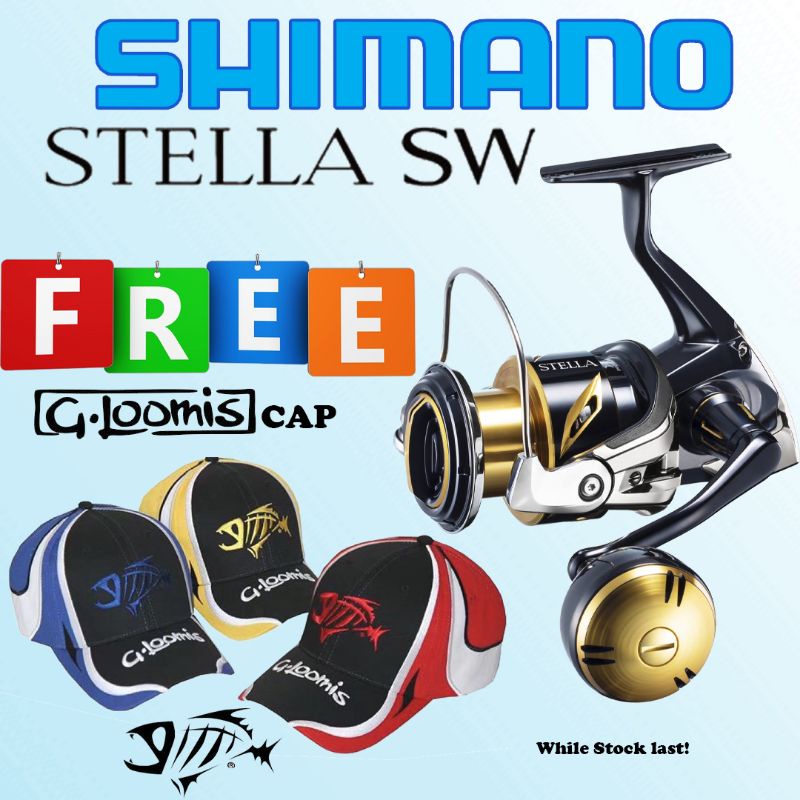 Shimano Stella SW 2021 Spinning Reel / Fishing Reel Grab it with