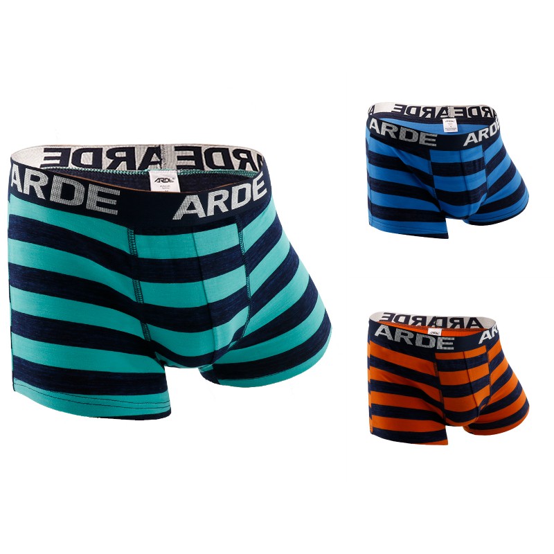 ARDE CLUB 213 4Pcs 100% Cotton New Men's Underwear Everyday Comfortable  Men's Boxers cotton Plus Size S-XXL Fashion Men's boxer