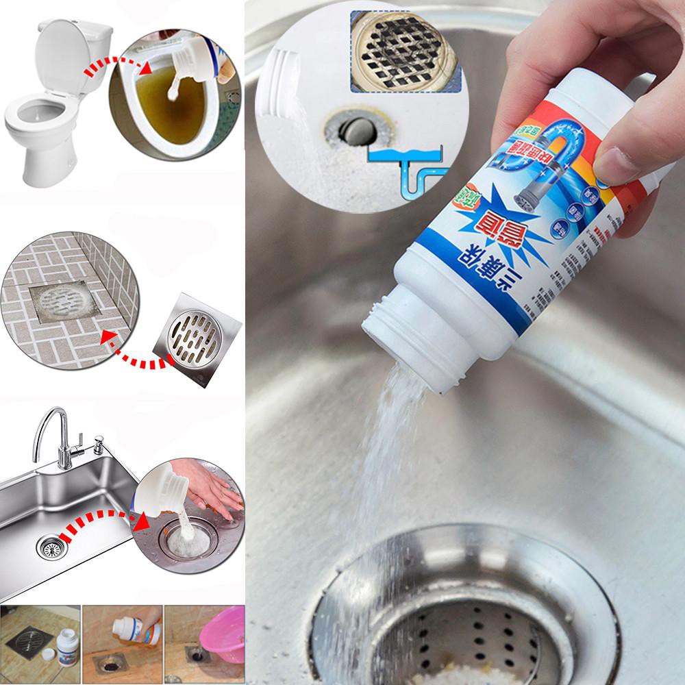 Powerful Sink and Drain Cleaner Chemical Powder Agent Pipe Dredging Agent  Kitchen Sewer Pipes Deodorant Strong Pipeline Dredge Agent Toilet Cleaning  Tool 