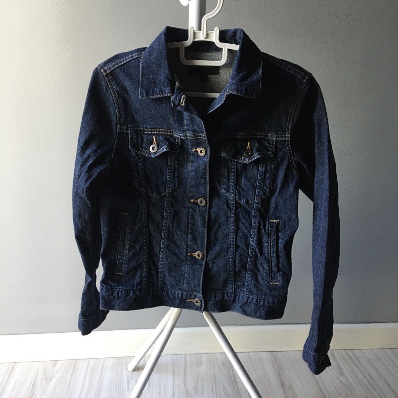 Uniqlo denim store jacket malaysia