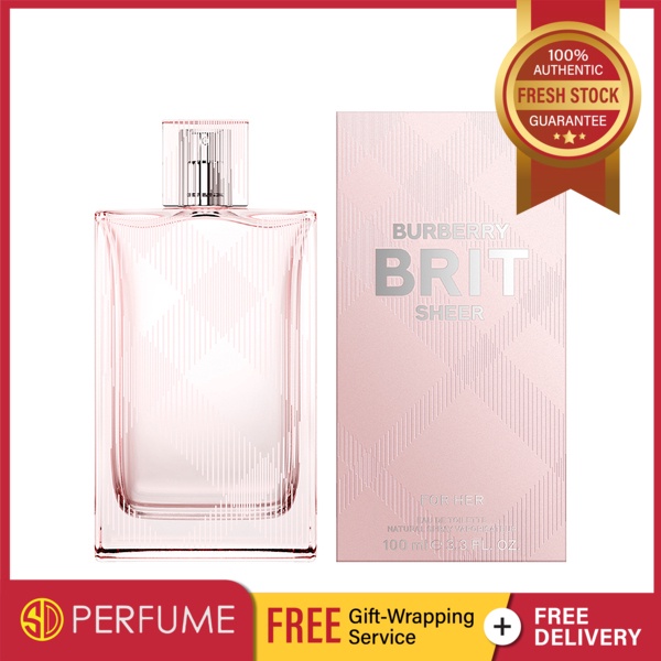 Burberry brit clearance sheer old packaging