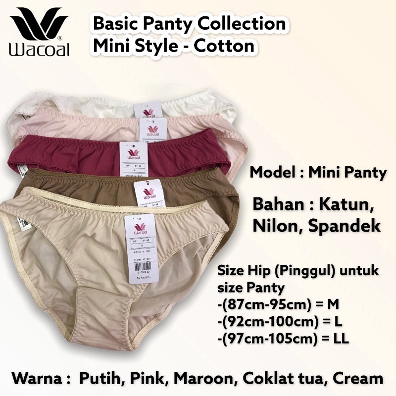 Buy CMB201 Ladies Daily Wear Cotton Panties - Wacoal Malaysia