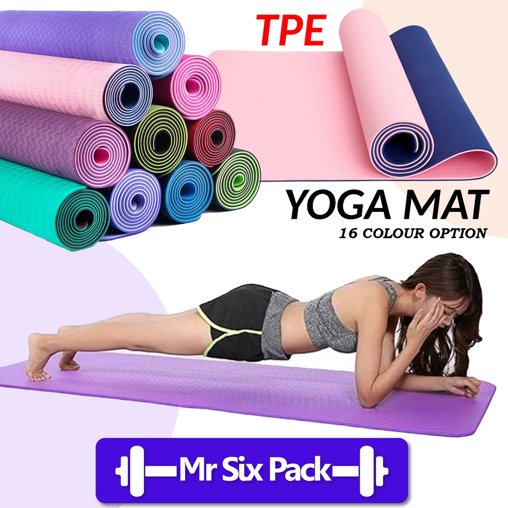 yoga Mat Exercise Mat Workout mat Anti-Skid Anti-Slip yoga mat Pack of 1