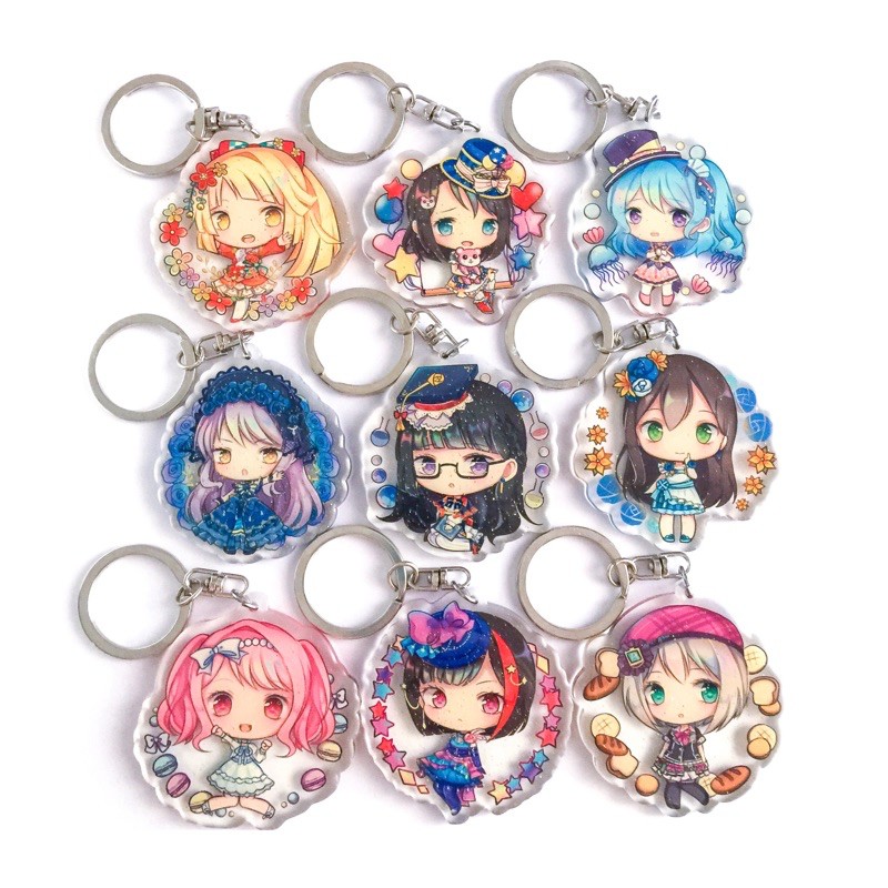 Anime BanG Dream!, BanG Dream É MyGO!!!!!!!!!!!!!! Acrílico Cartoon  Personagens Chaveiro, chaveiro Pendente, jóias - AliExpress