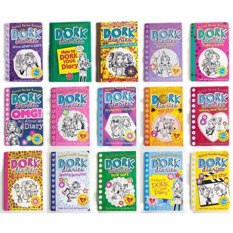 Dork Diaries Vol 1-15 《怪咖少女事件簿》 1-15册| Shopee Malaysia