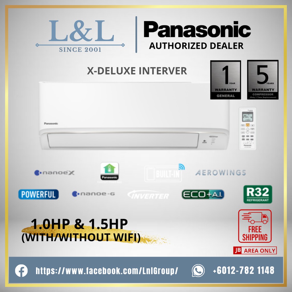 Panasonic 1hp R32 Wall Mount Non Inverter Air Conditioner 6454