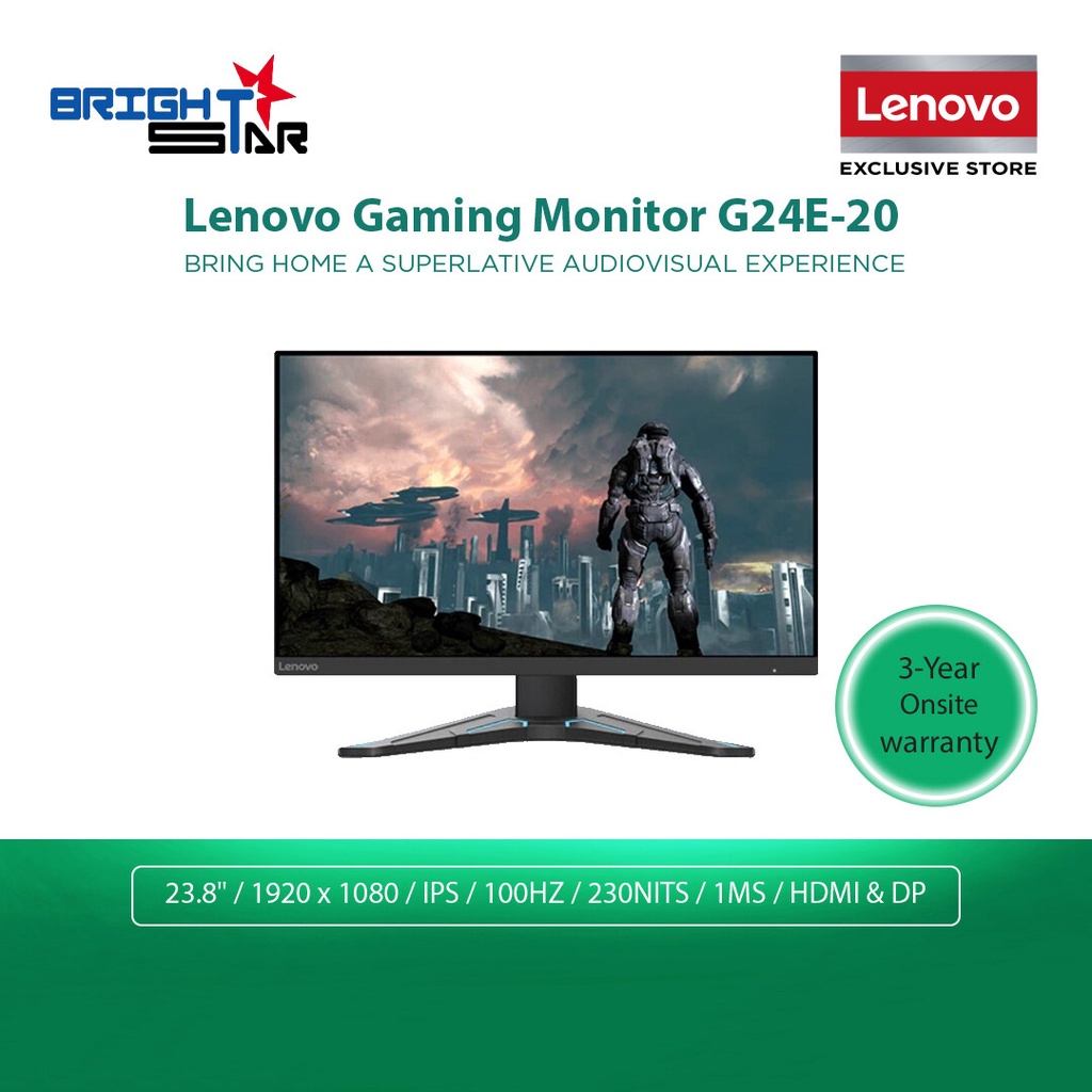 Lenovo 23.8 inch Gaming Monitor - G24e-20