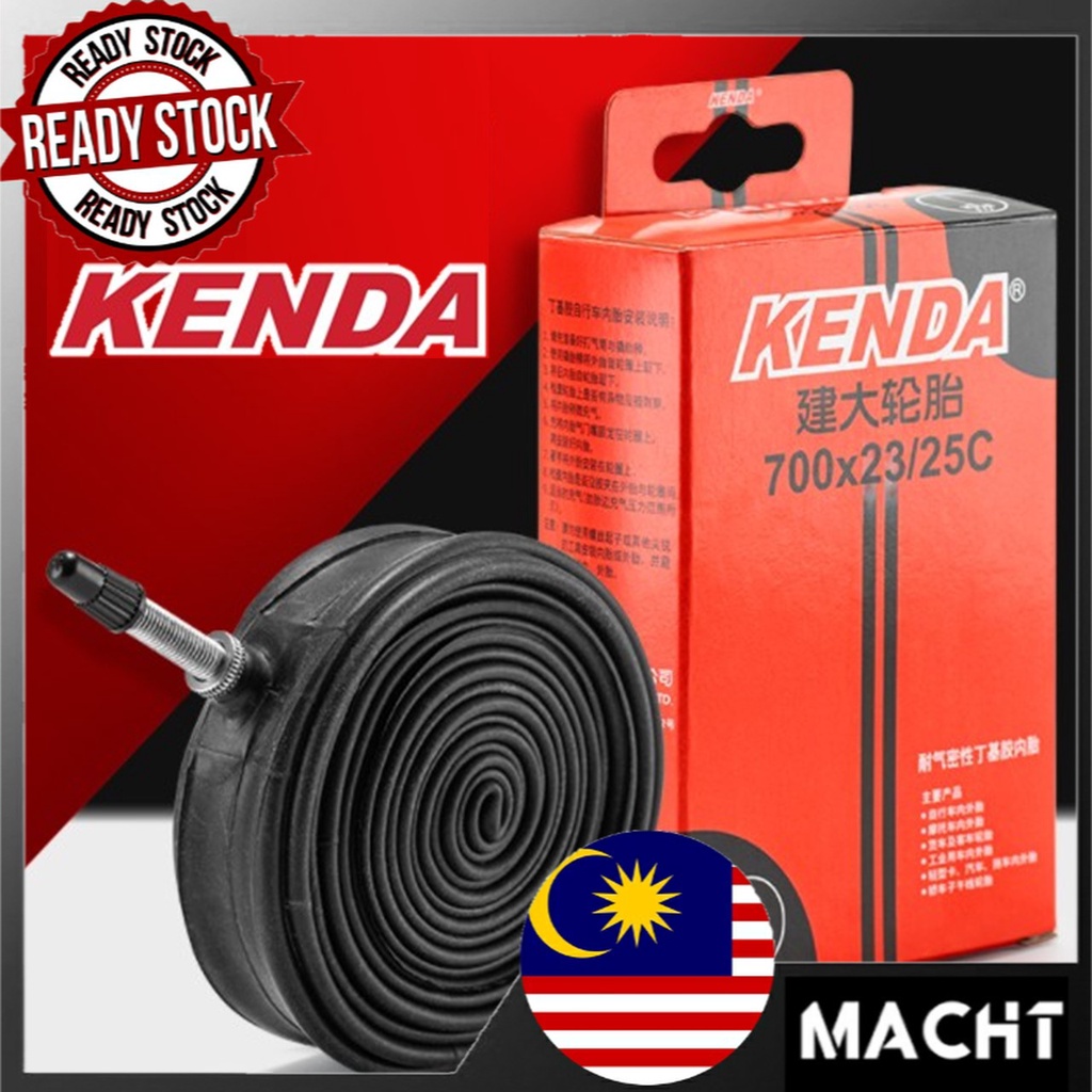 Kenda Bicycle Tube Presta Clincher Inner Tube Road Bike 48mm 60mm 80mm 700C FV Tiub Basikal Bicycle Cycling Shopee Malaysia