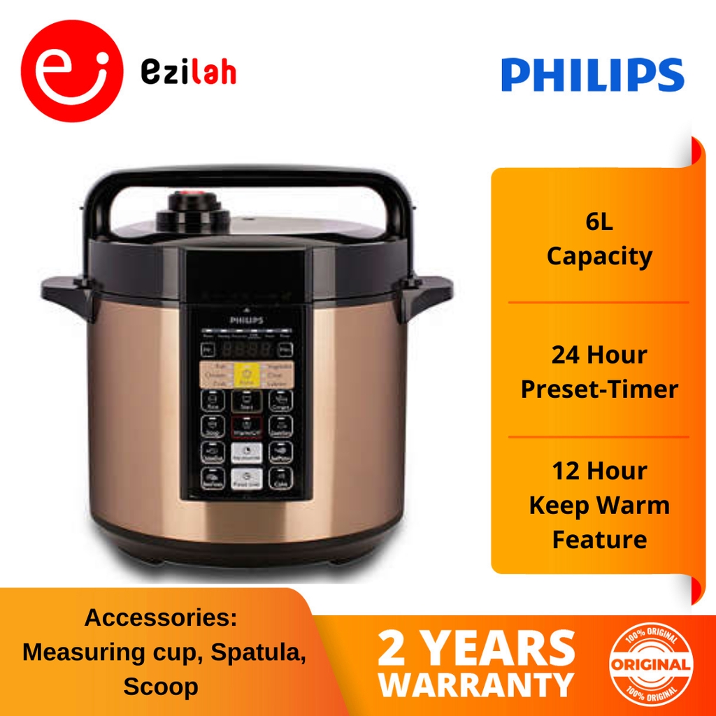 Philips ME Computerized Electric Pressure Cooker 6.0L HD2139 Shopee Malaysia