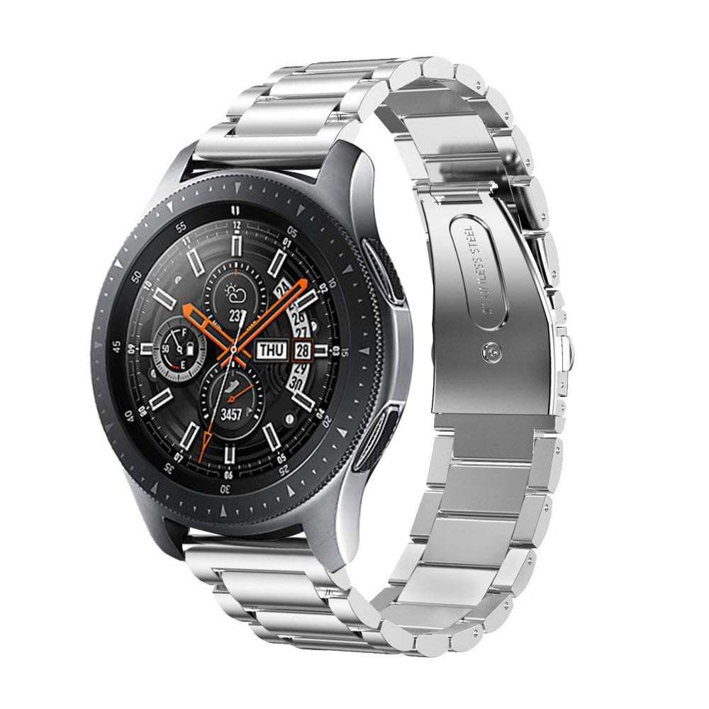 Samsung smartwatch discount stainless steel band